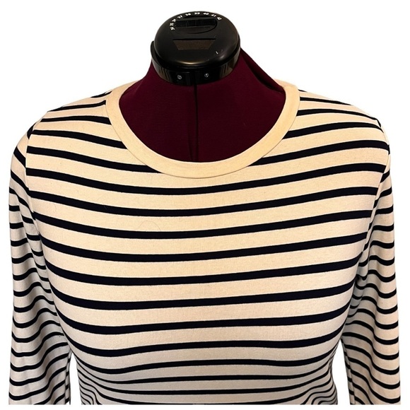 Monteau Breton Stripe Jersey Pull Over Dress (Wardrobe Essential) - Picture 4 of 11